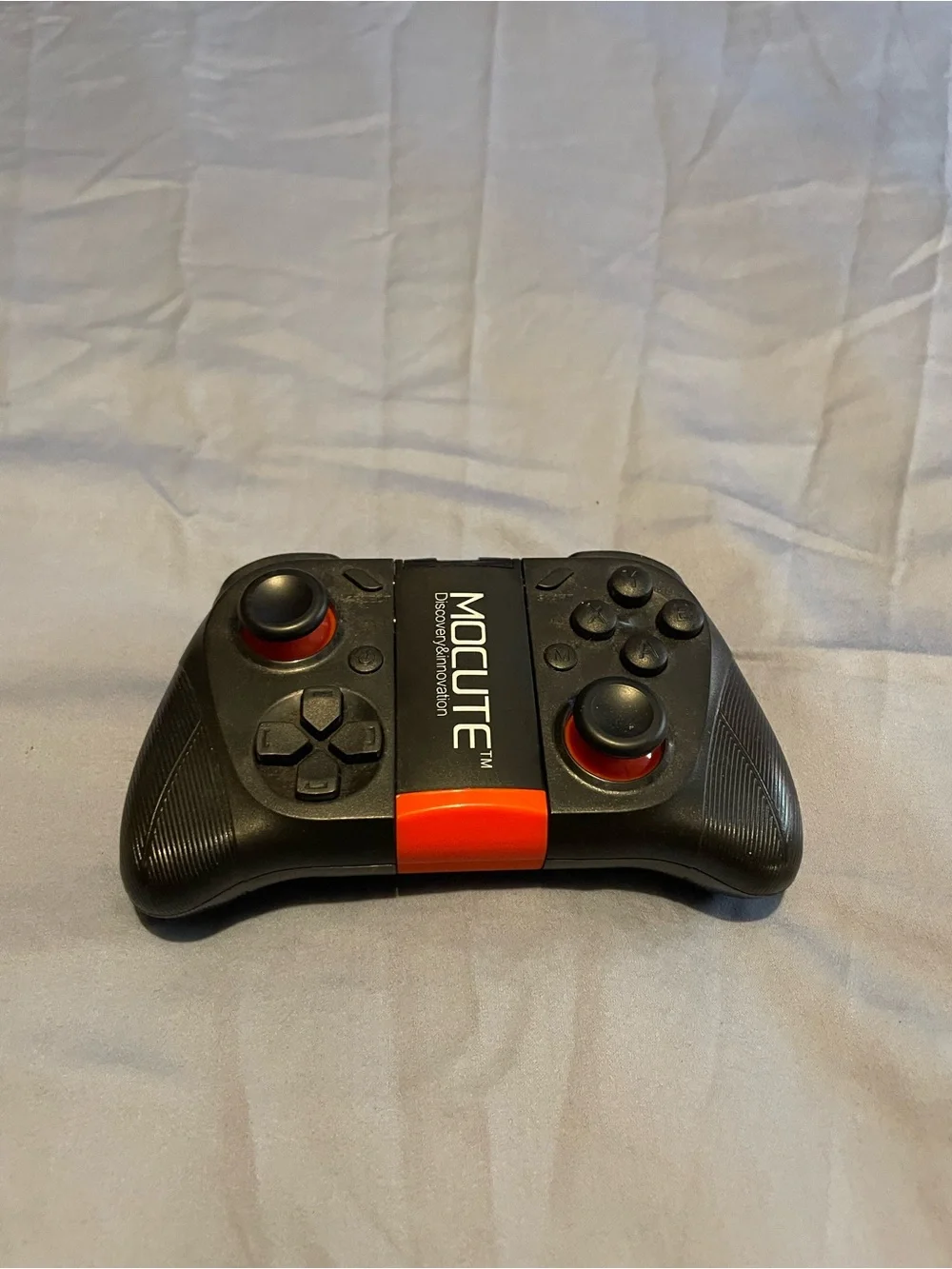 Wireless Game Controller - Black with Red Accents